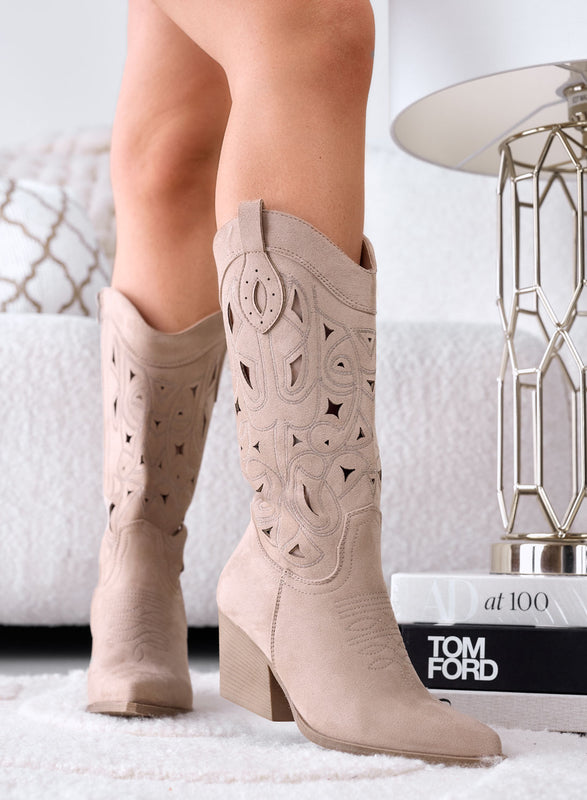 METRO - Stivali fango estivi traforati effetto ricamo