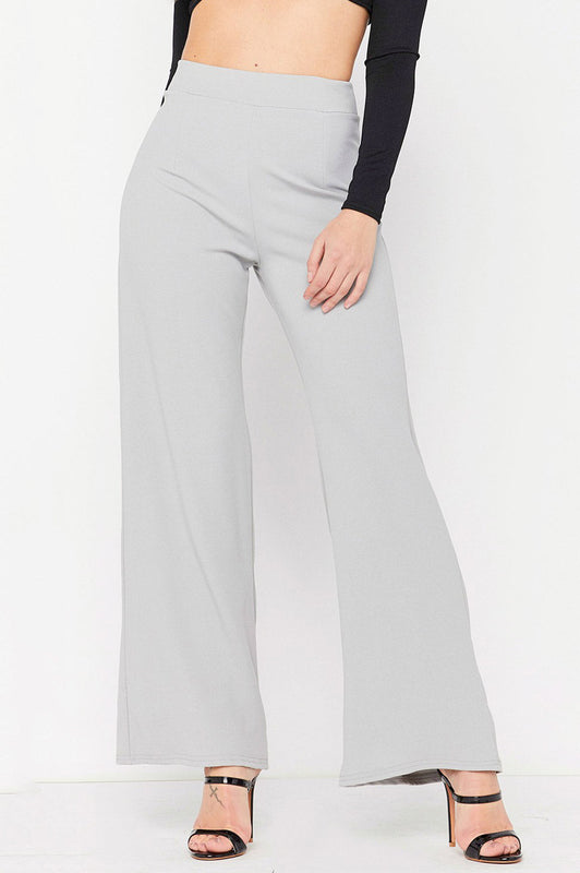 Grey wide trouser