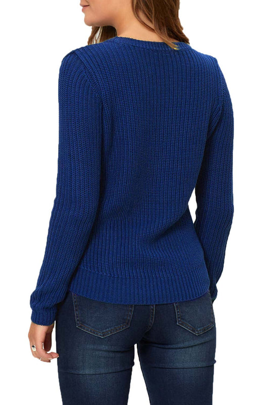 Blu jumper with medium texture