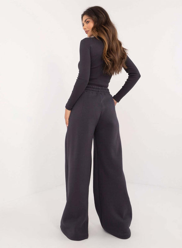 Blue two-piece fleece tracksuit