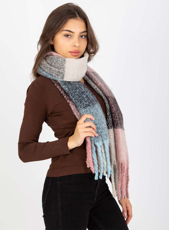 Oversized multicolor scarf