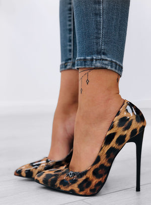 ELISA - Spotted patent leather pumps