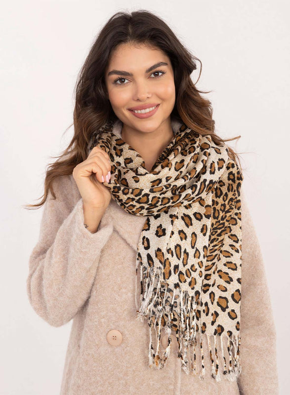 Foulard à motif léopard