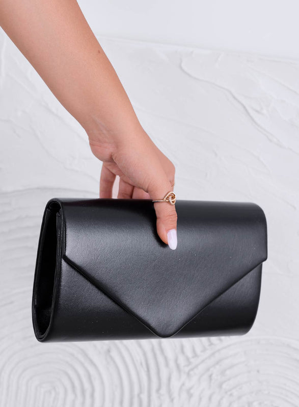 Clutch bag B206 black