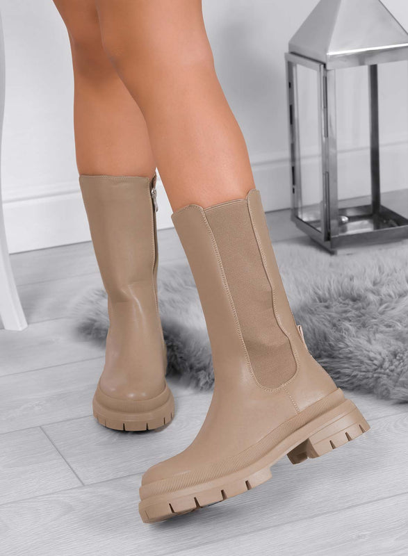 Stivaletti fango Alexoo con elastico laterale