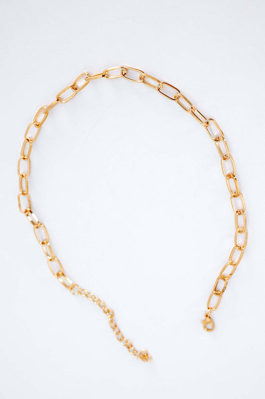 Gold chain necklace