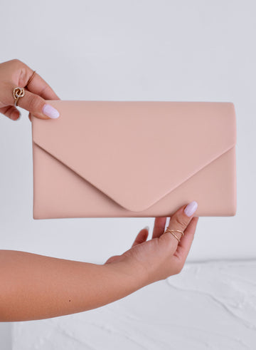 Pink B205 clutch bag