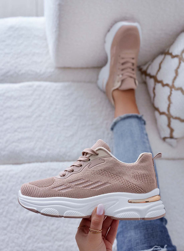 CHIARA - Mud sneakers in elastic fabric