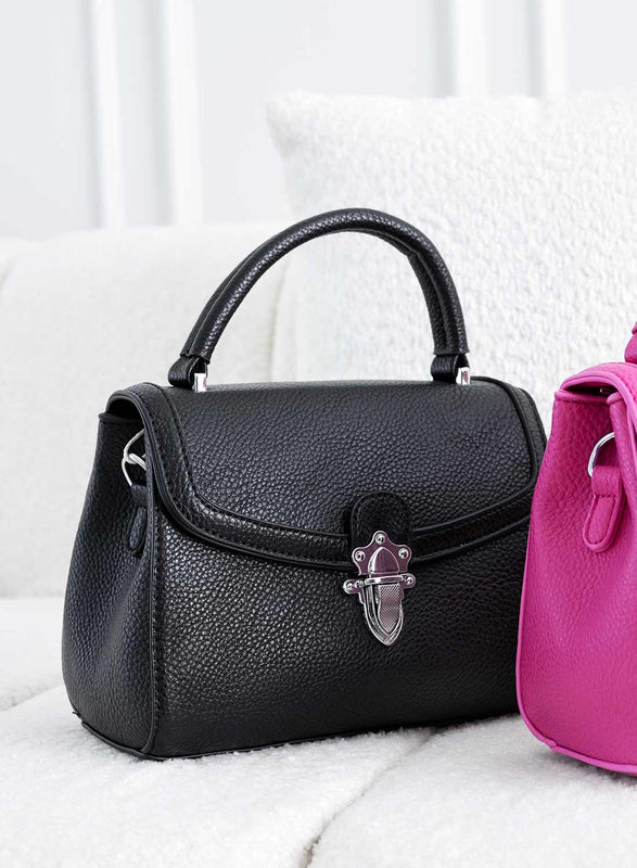 Sac noir avec bandoulière B232