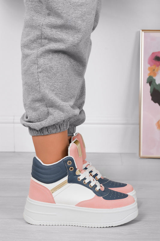 SILVANA - Multicoloured sneakers with chunky sole