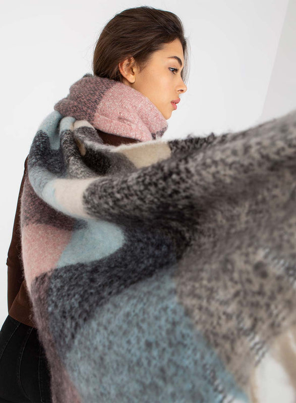 Oversized multicolor scarf