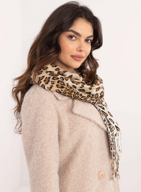 Foulard à motif léopard