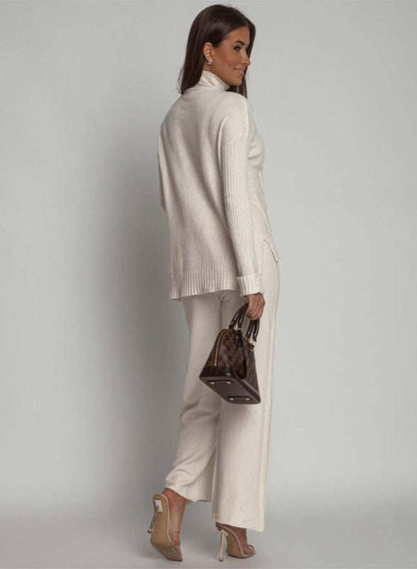 Ensemble beige en maille