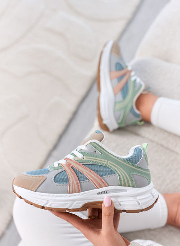 ANGELA - Sneakers Multicolor Sportive con Suola Comfort