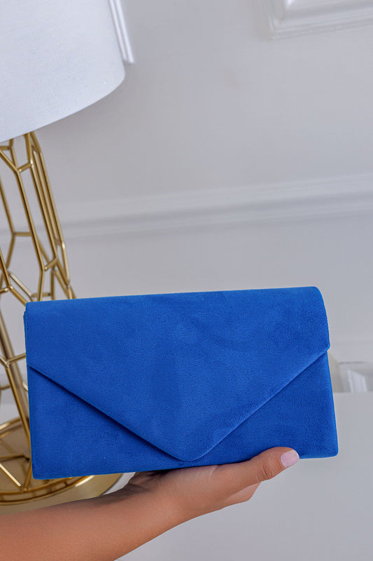 Clutch bag B205 cobalt blue