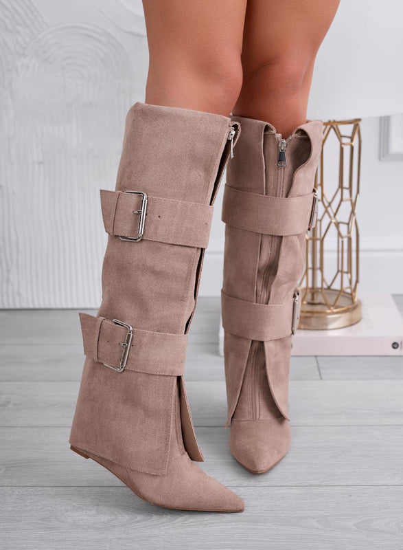 MEDELLIN - Bottes boue avec fermeture éclair et boucles