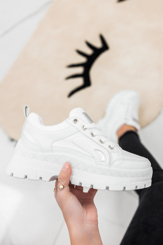 READY - White sneakers with chunky sole