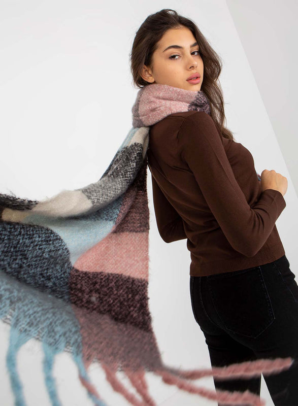 Oversized multicolor scarf