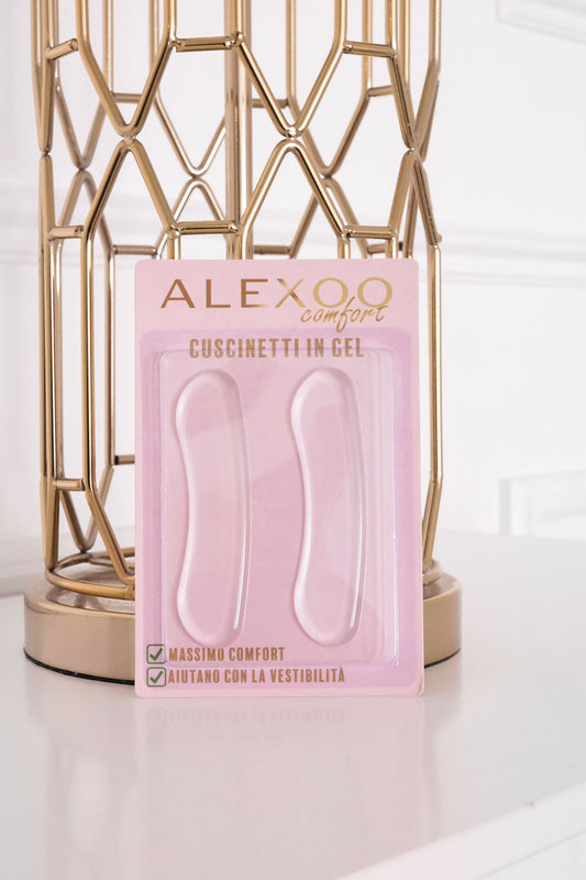 Coussinets en gel transparents pour l’arrière du talon à rayures avec adhésif