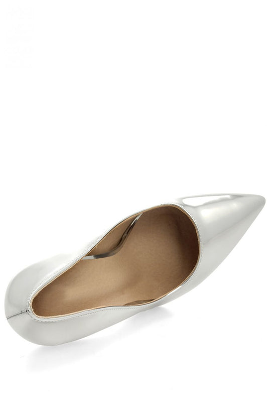 Metallic stiletto heels - Silver