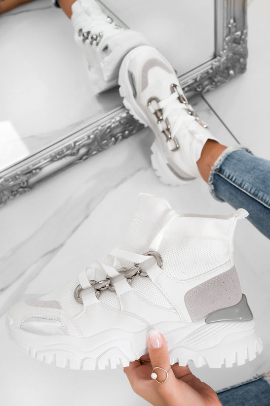 DANCE - White sock sneakers