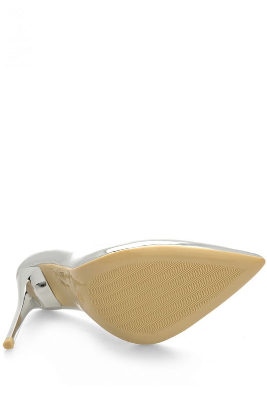 Metallic stiletto heels - Silver