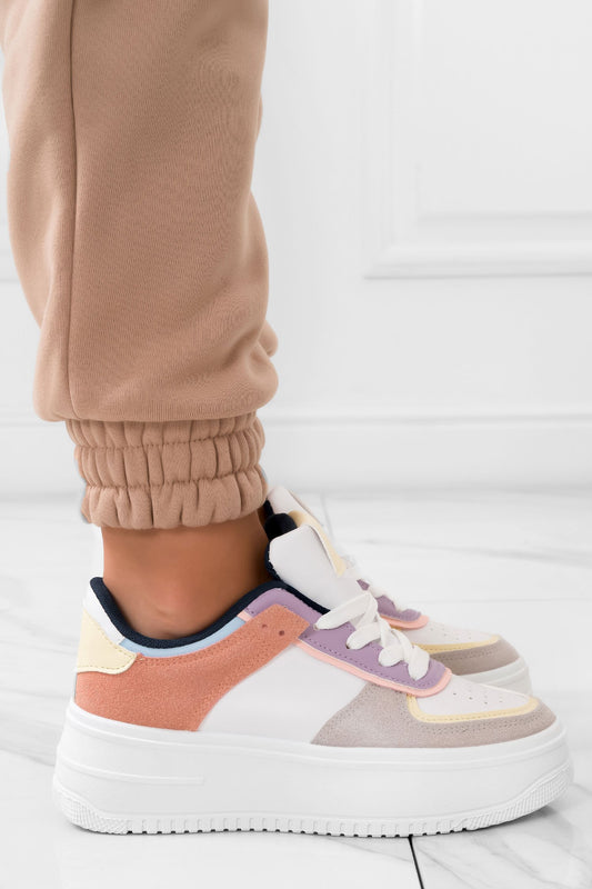 CLAIRE - Multicoloured sneakers with chunky sole